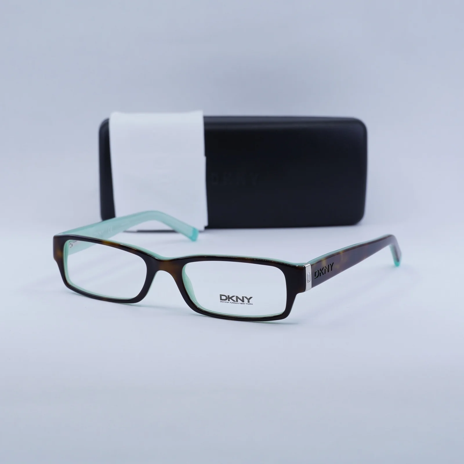 DKNY DY4585B 3388 Havana/Azure 50mm Eyeglasses New Authentic