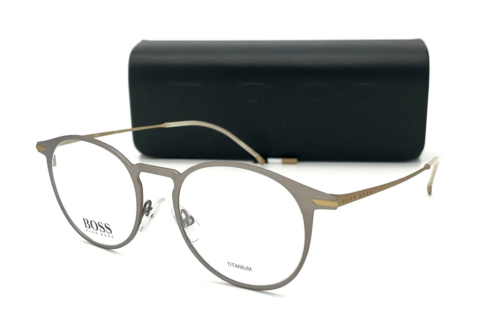 HUGO BOSS 1252 R81 Matte Ruthenium / Demo Lens 50mm Eyeglasses