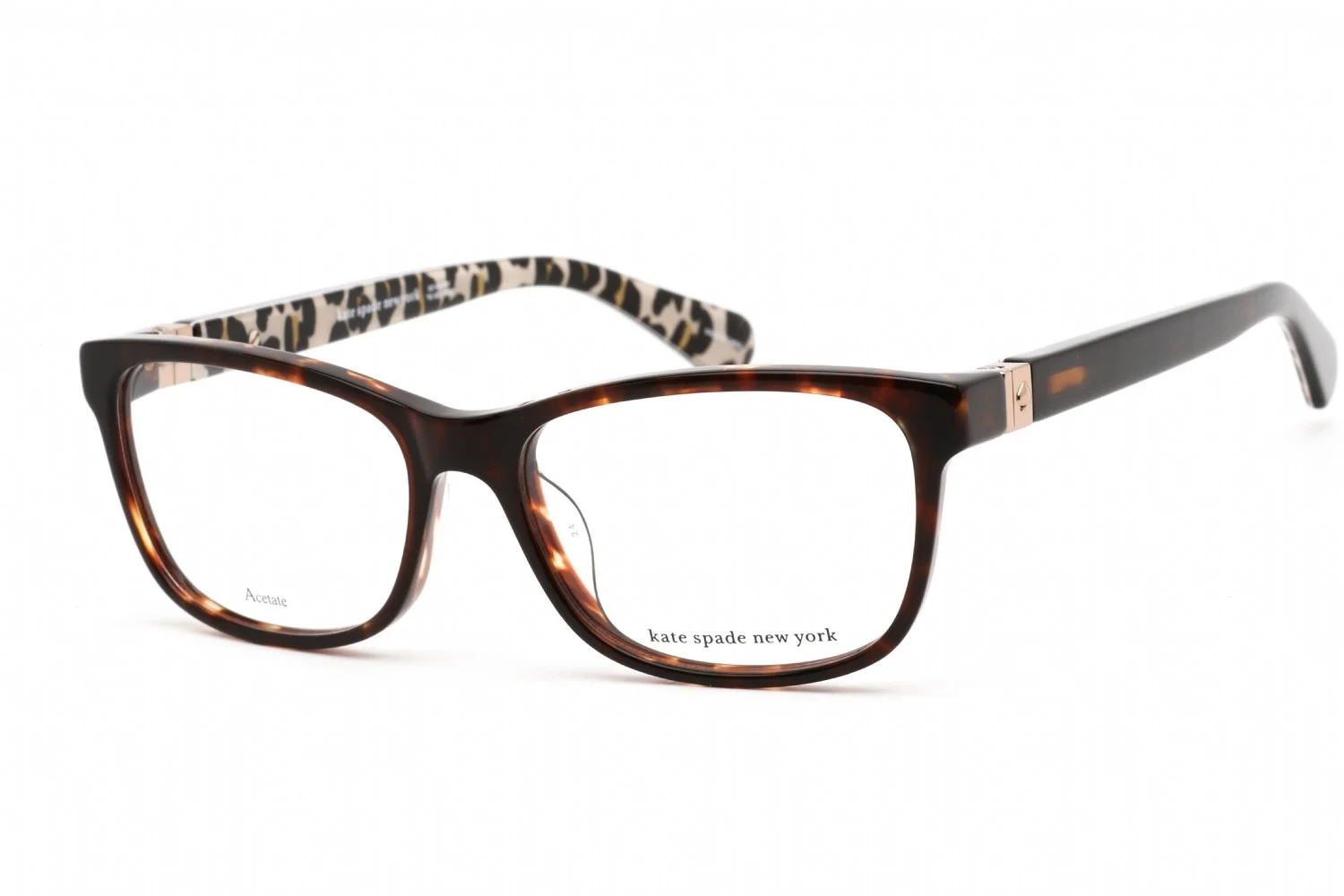 KATE SPADE Calley 1NR Eyeglasses Beige Havana Frame 50 Mm