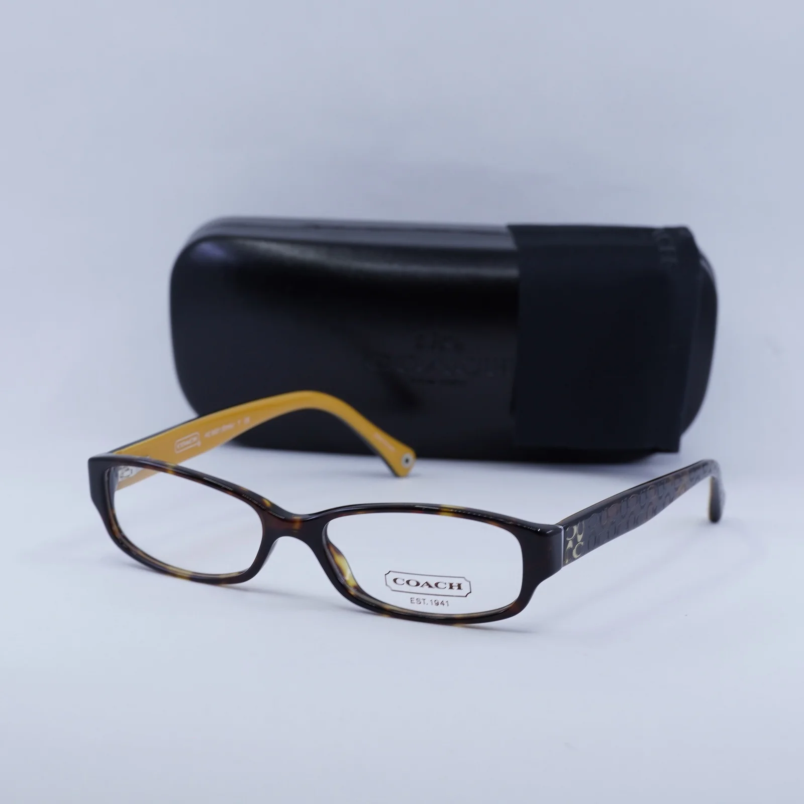 NEW Coach HC6001 5055 Dark Havana 50mm Eyeglasses